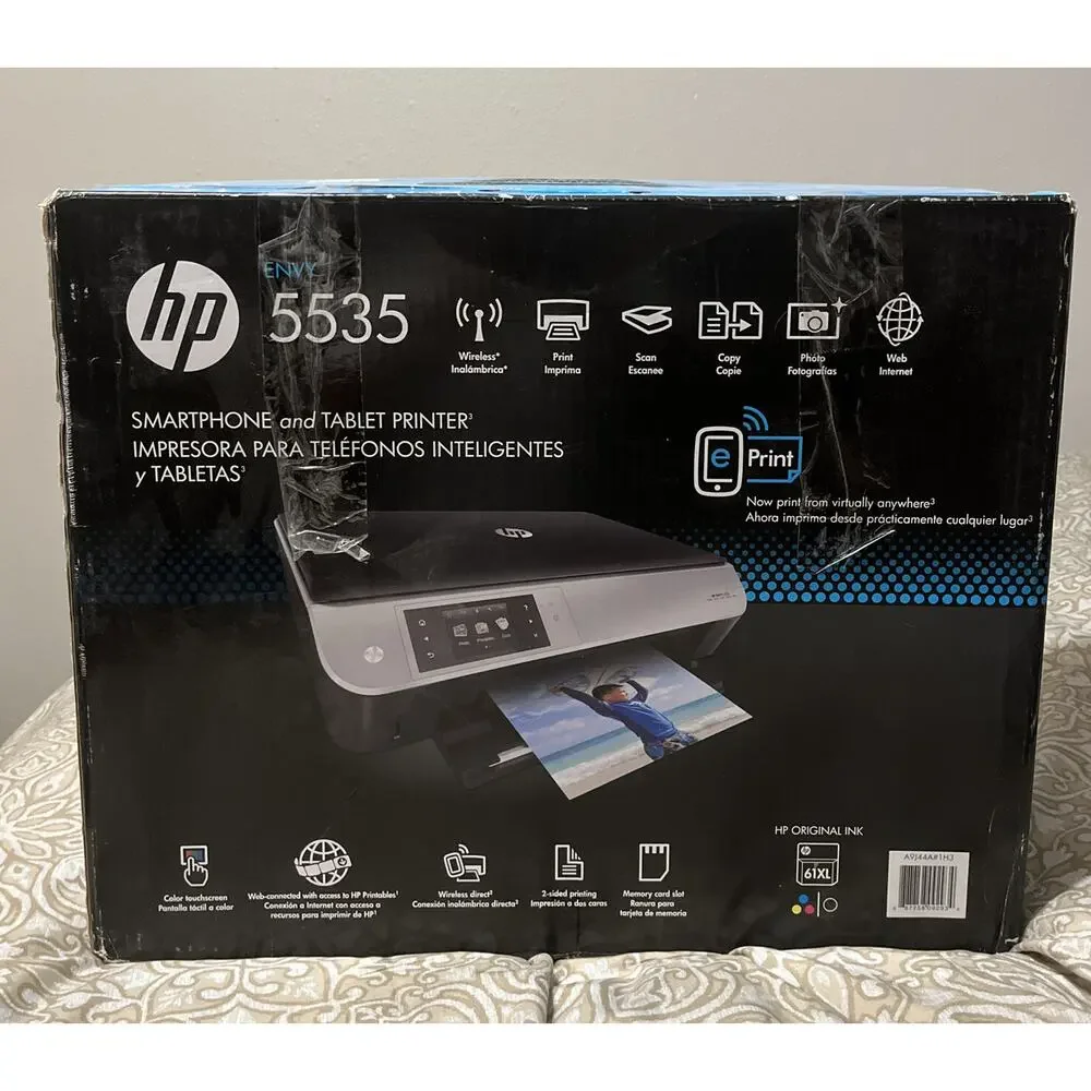 HP Envy 5535 Wireless PRINT SCAN WEB Printer SMARTPHONE & TABLET E-PRINT